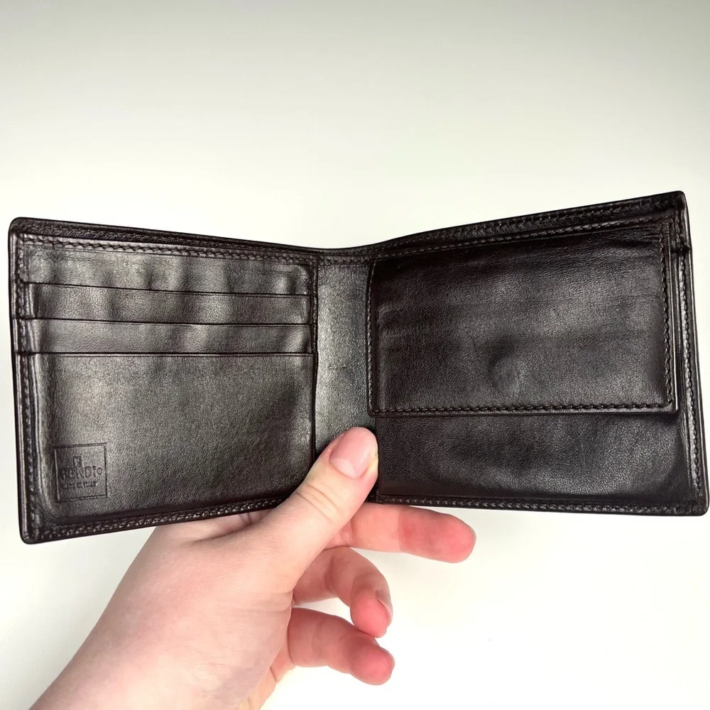 Fendi Brown Leather Wallet
